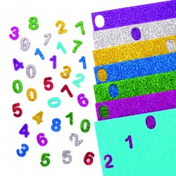 Sädelevad isekleepuvad numbrid (800 tk. pakis)