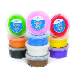 Ультралегкий пластилин в упаковке 10 шт.