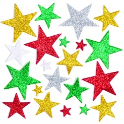 Sädelevad jõulutähekesed pakis on 150 tk.