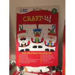 "Jõuluvana" Tee ise kaunistus, vahtkumm 6 tk pakis