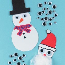 Kleepsud ümmargused liikuvad "Silmad" 100 tk